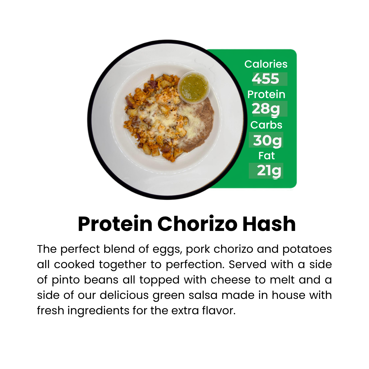 Protein Chorizo Hash