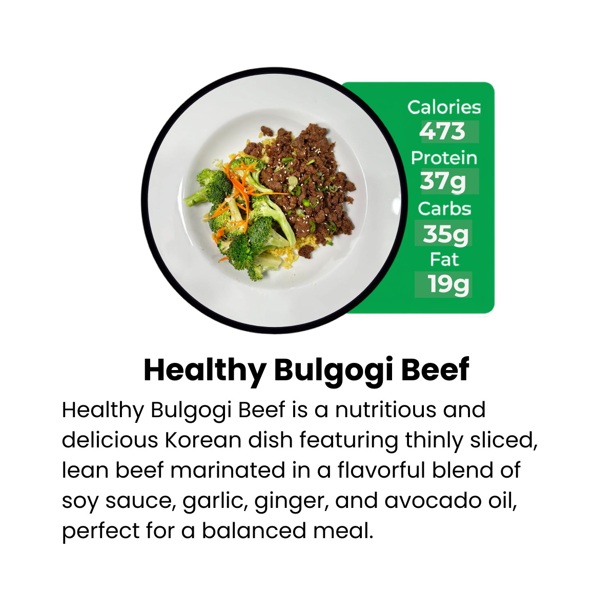 Healthy Bulgogi Beef