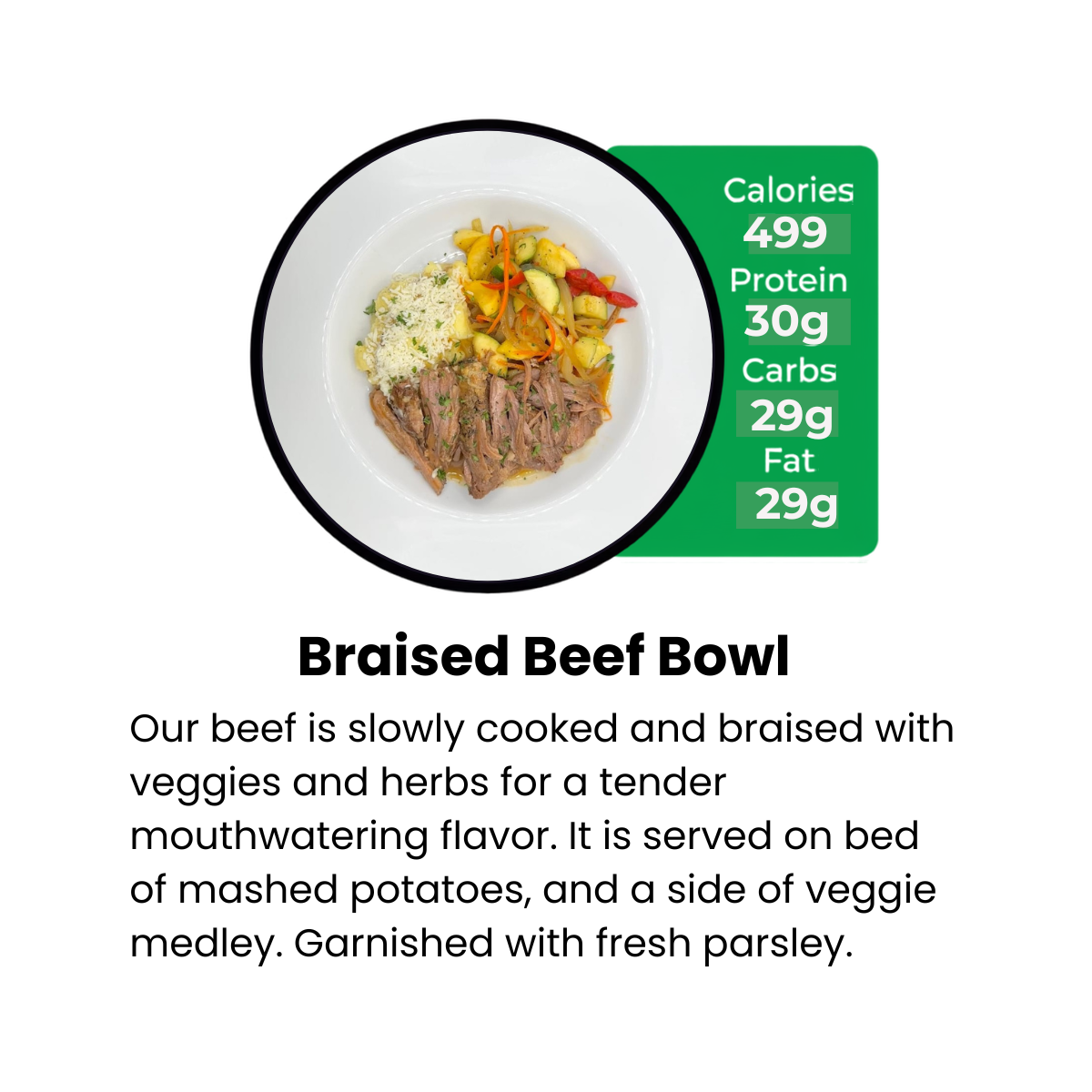 Braised Beef Bowl