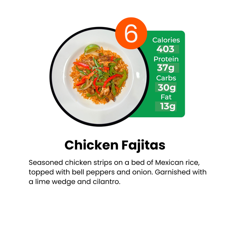 Weekly 8 Meal Plan (15% Off Applied)